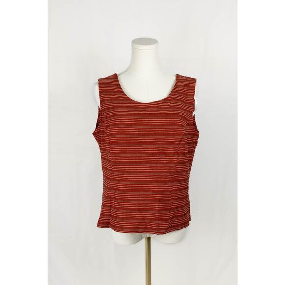 KS Collection Size 12 Jacket and Tank Top Tailored Coordinating Set Rustic Red - Picture 5 of 10